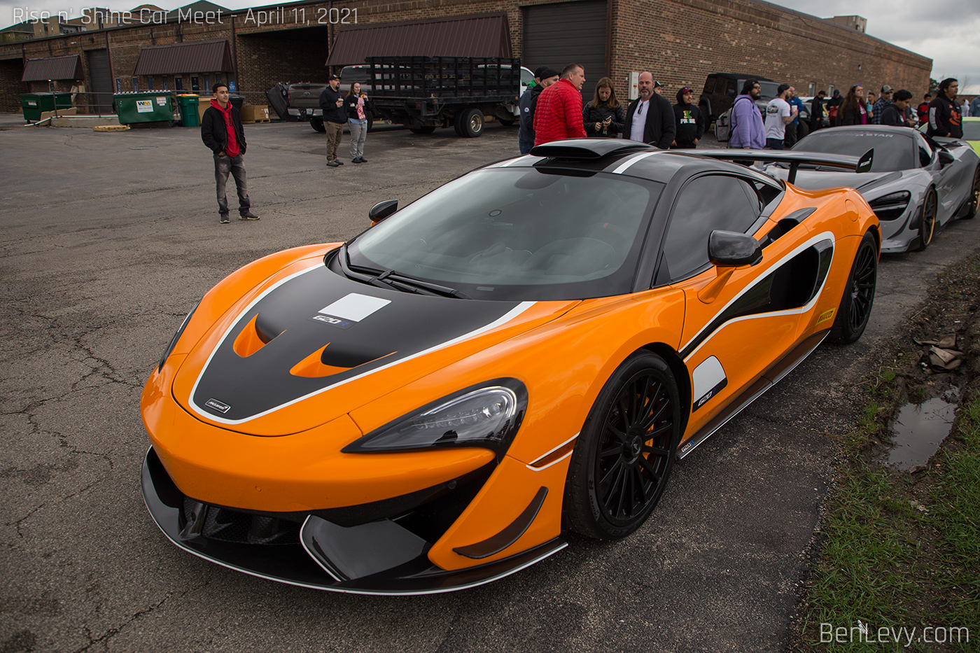 Orange McLaren 620R