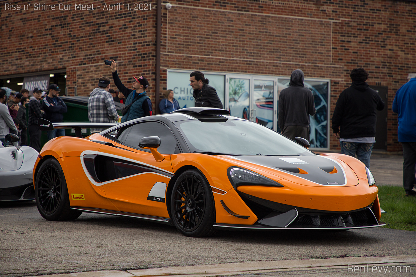 Orange McLaren 620R