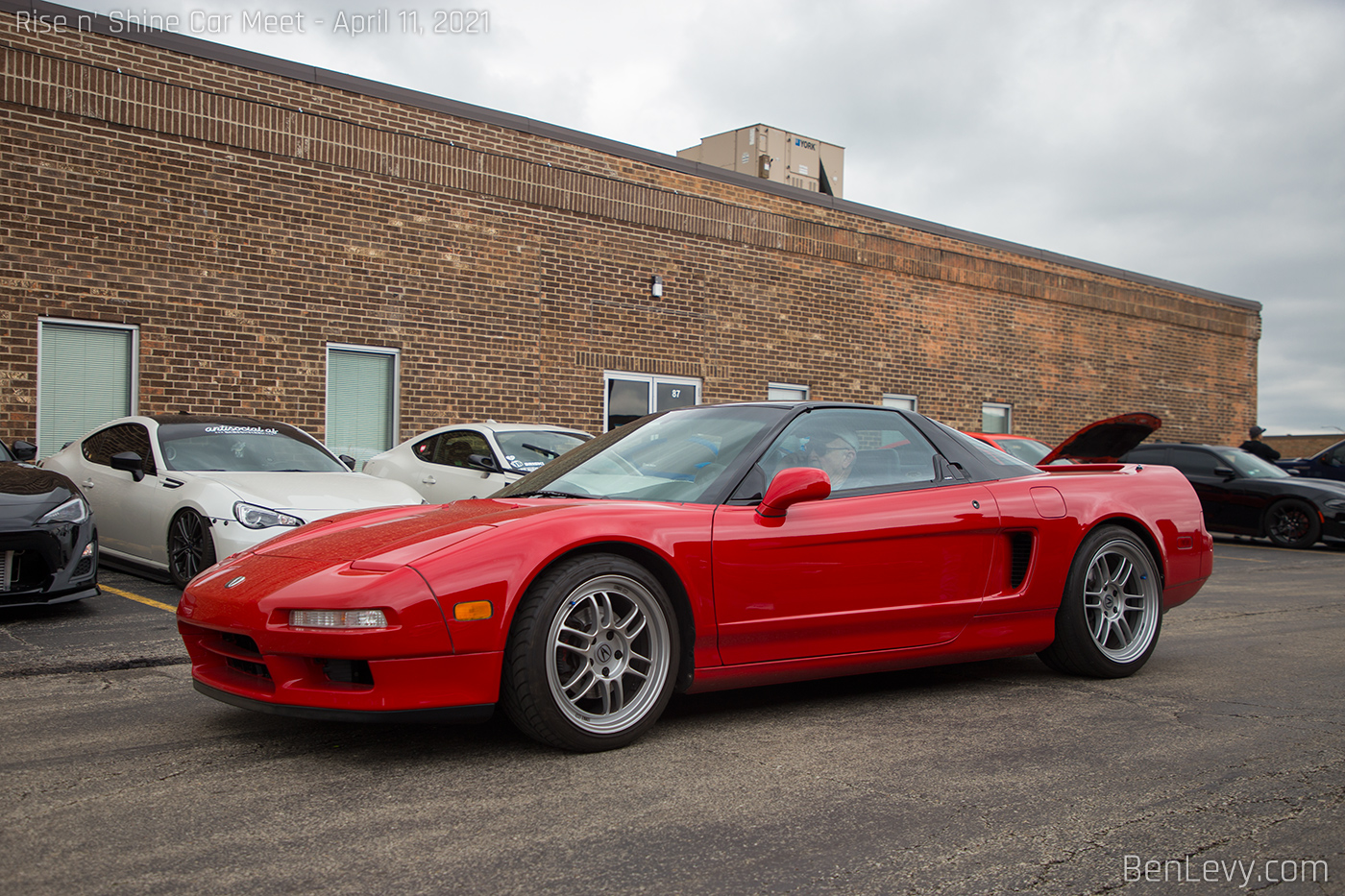 Clean, Red Acura NSX