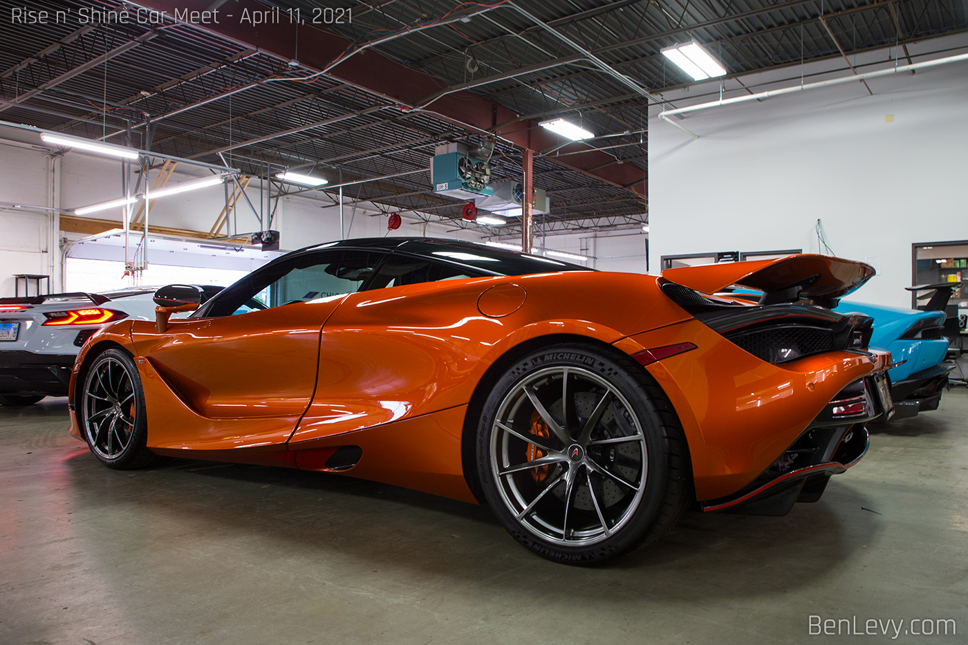 Orange Supercar at Chicago Auto Pros Lombard