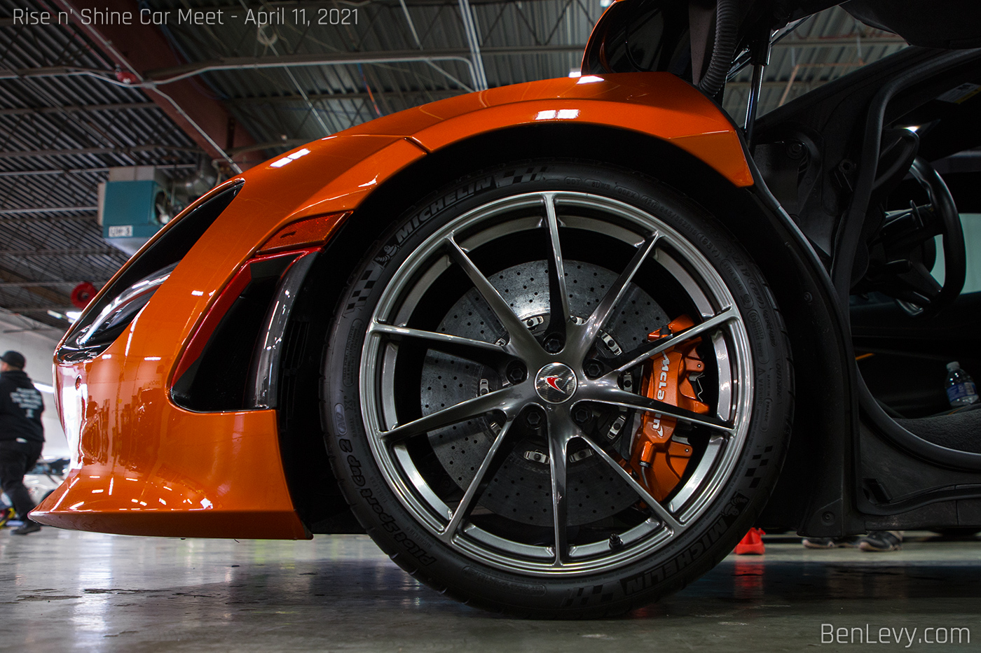 Wheel of a McLaren 720R