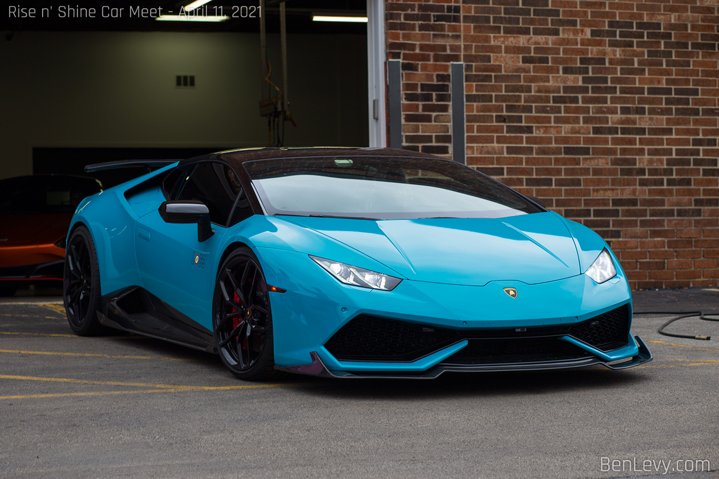 Baby Blue Lamborghini Huracan