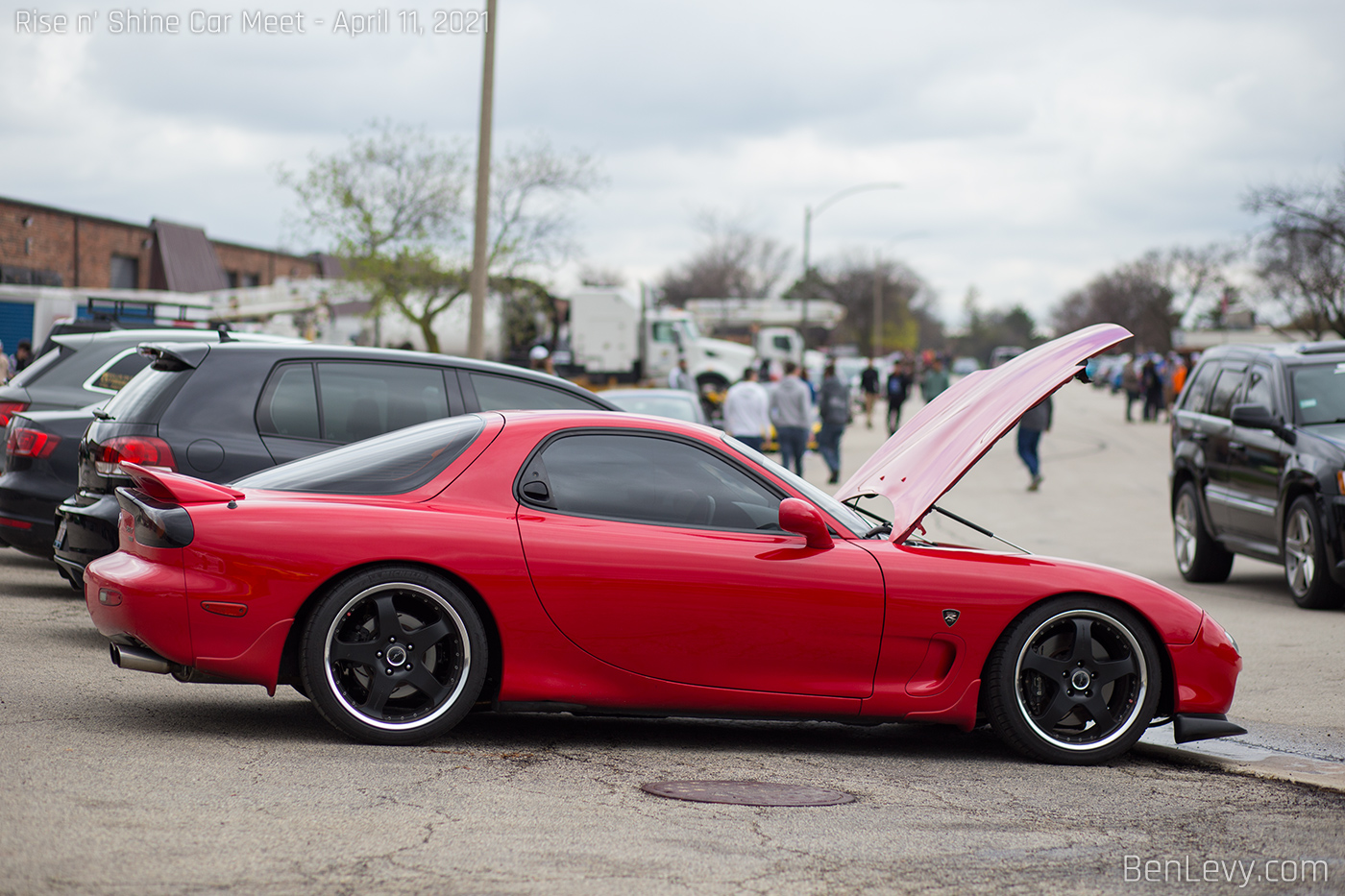 Red LS2-Powered FD Mazda RX-7