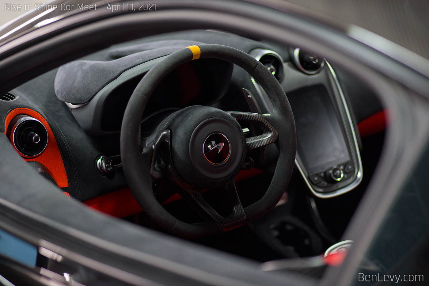 Steering Wheel  of McLaren 600LT