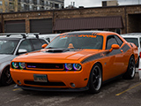 Orange Dodge Challenger R/T
