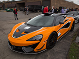 Orange McLaren 620R