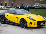 Yellow Wrap on Jaguar F-Tpye S