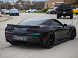 Black Corvette Stingray Coupe