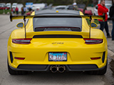 Yellow Porsche 991 GT3