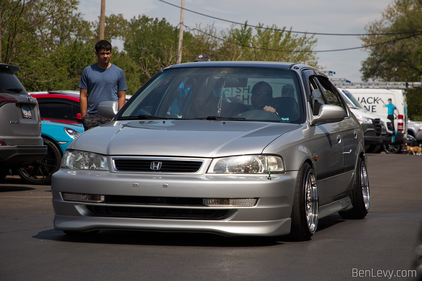 Silver Honda Civic with Domani Conversion