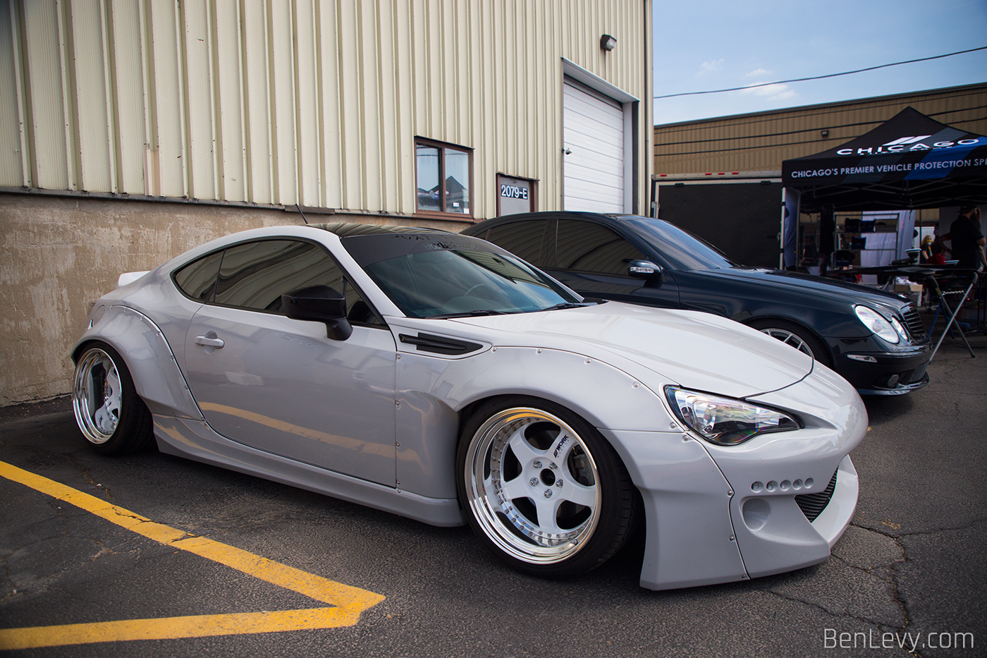 Grey Subaru BRZ with Rocket Bunny V2 Kit