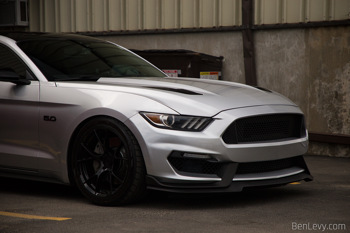 Front Quarter of S550 Mustang 5.0