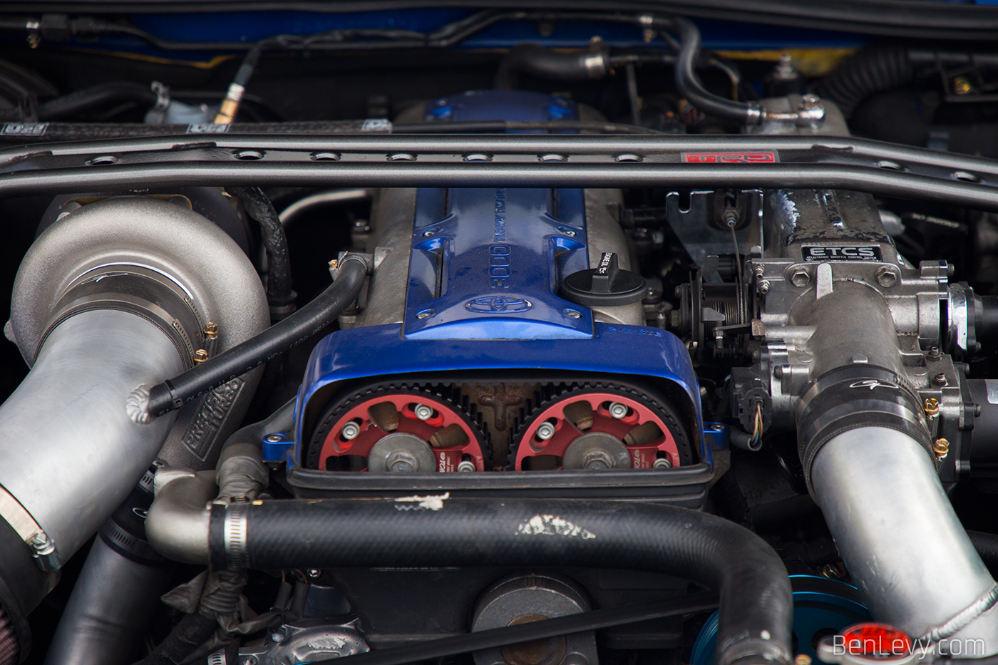Single Turbo Toyota Supra Engine