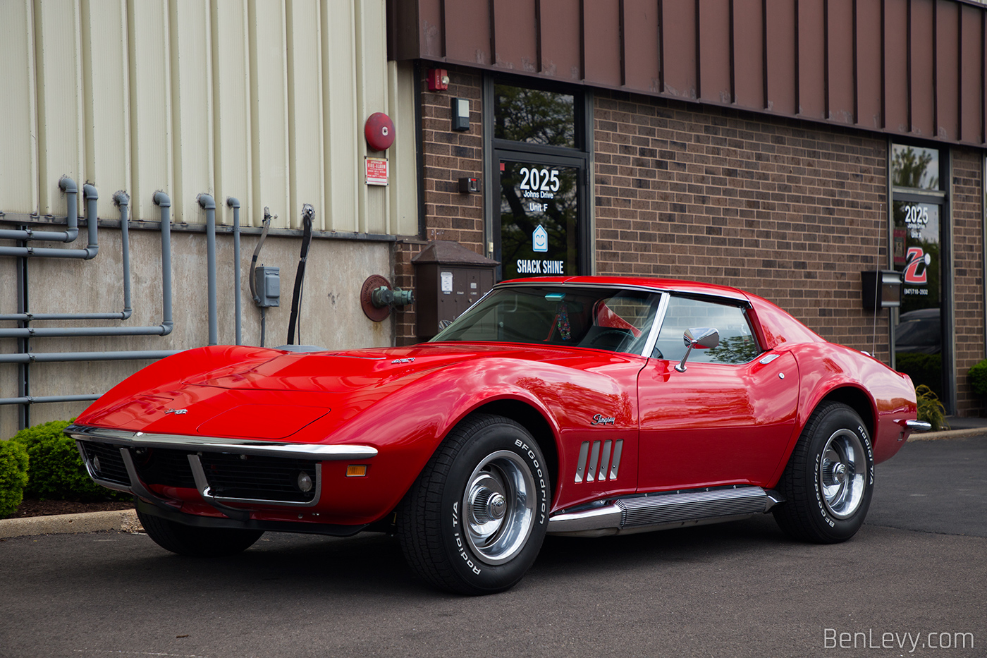 Red Stingray Corvette