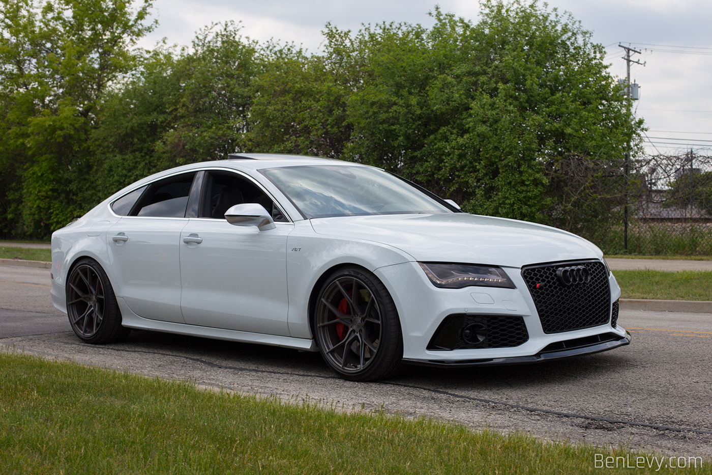 White Audi S7