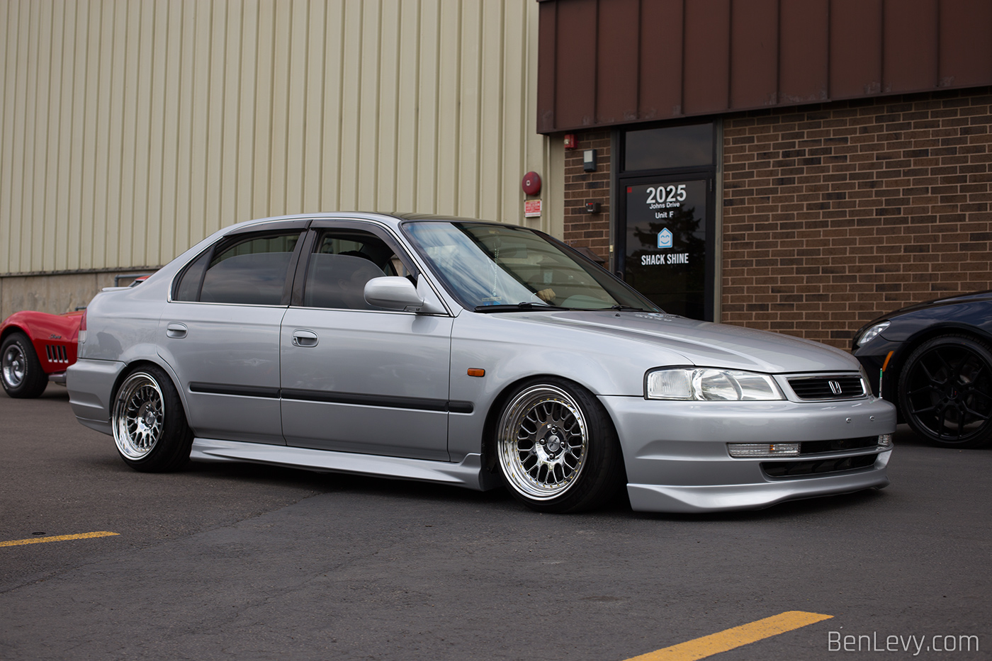 Silver Honda Civic Sedan with Domani Conversion