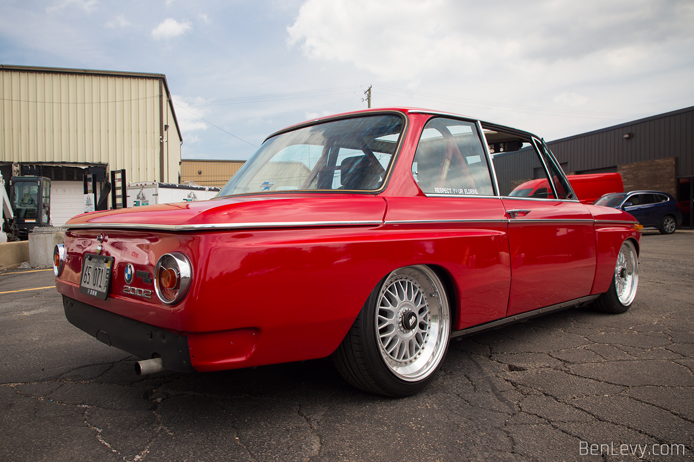 Red BMW 2002