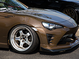 Front Bumper and Fenders on Brown Scion FR-S
