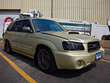 Golden, Boosted Subaru Forester