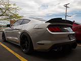 Silver Ford Mustang GT