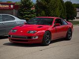 Red Nissan 300ZX