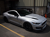 Silver Ford Mustang GT