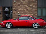 Side of Red S14 240SX
