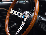 Wood Steering Wheel in BMW 2002