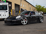 Black Porsche 911 at Chicago Auto Pros Glenview