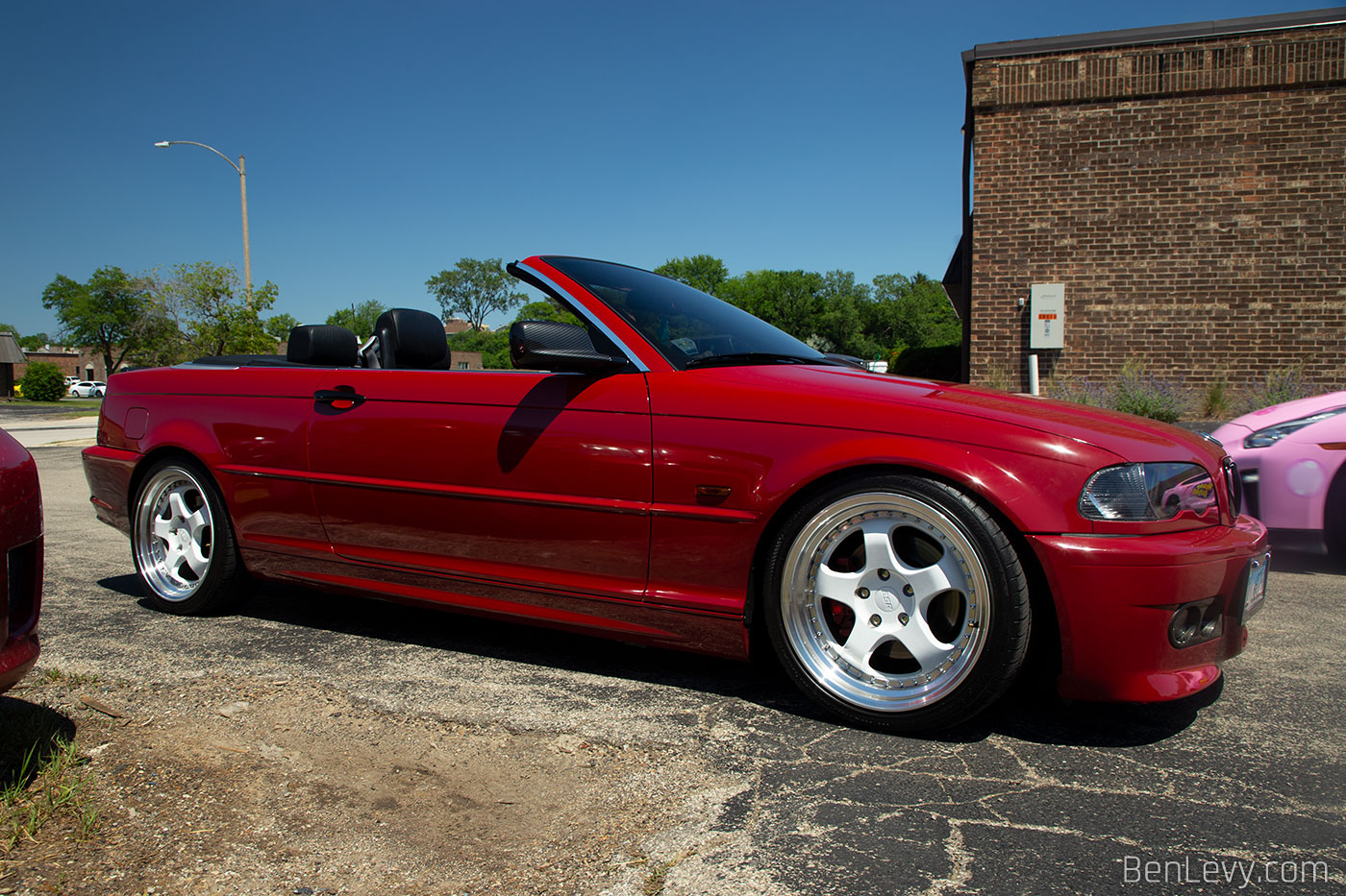 Red E46 3 Series Convertible