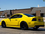 Yellow Ford Mustang Terminator Cobra