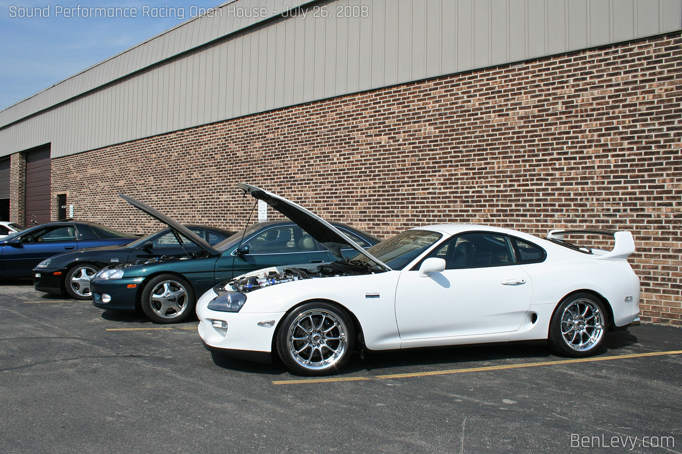 Supras and SC300 at the Sound Performance Racing Open House