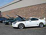 Supras and SC300 at the Sound Performance Racing Open House