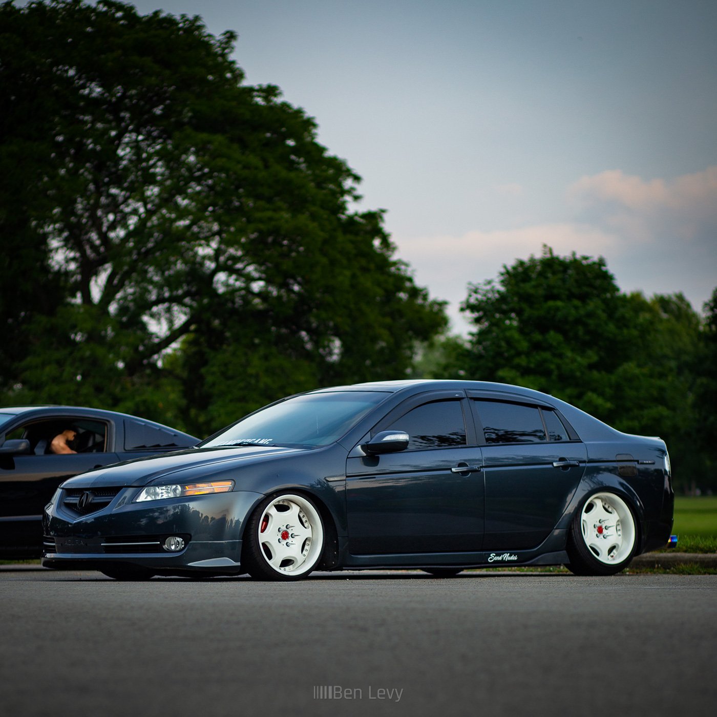Bagged Acura TL at Schiller Woods in Chicago