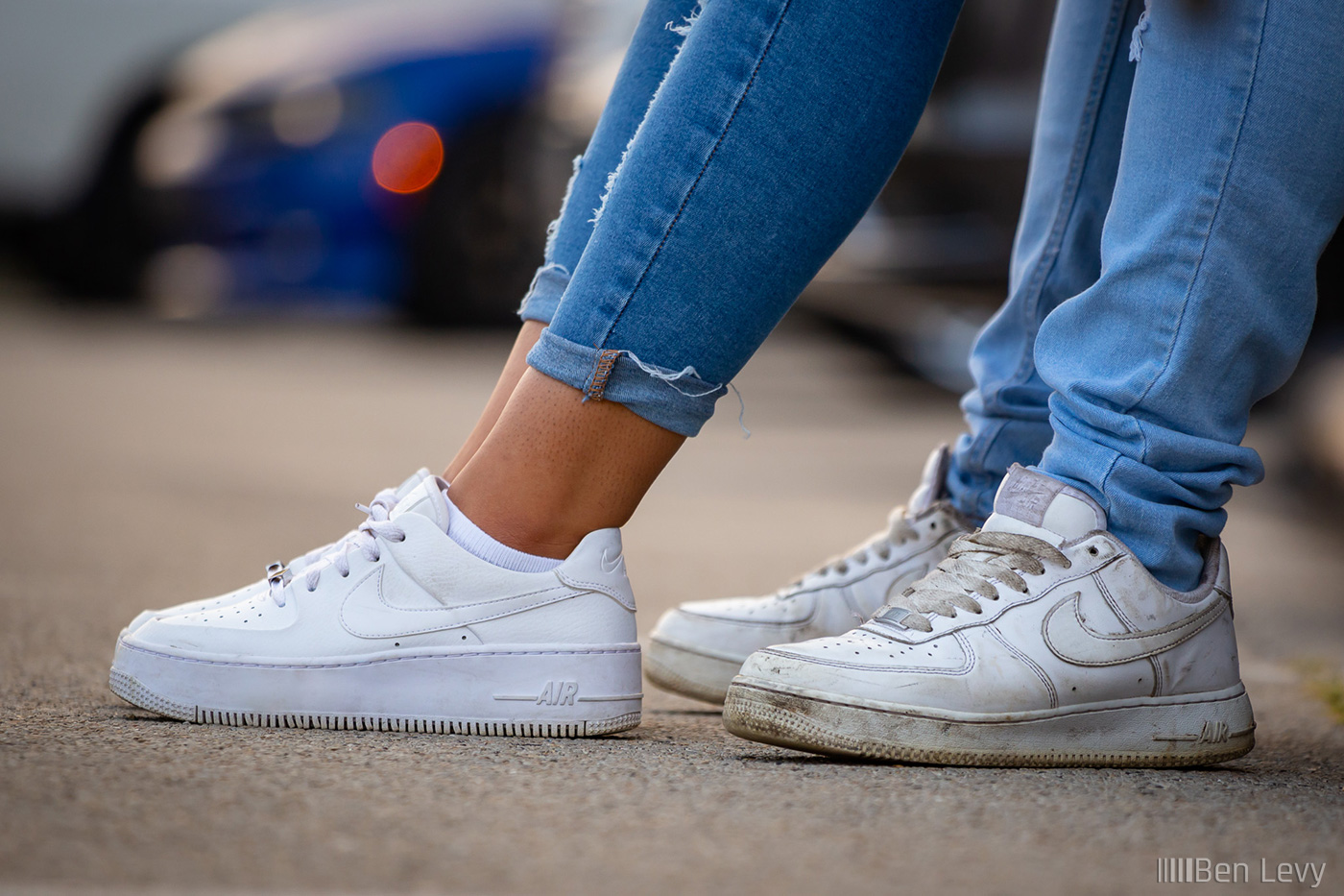 Clean and Dirty, Nike Air Force Ones