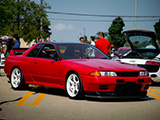 Red Nissan Skyline GT-R