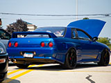 Blue Nissan Skykline Coupe