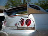Carbon Fiber Inserts in R33 GT-R Spoiler