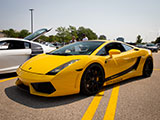 Yellow Lamborghini Gallardo