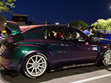 Chameleon Subaru WRX with Agency Power Carbon Fiber Rally Wing
