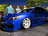 Blue Subaru WRX