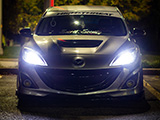 Silver Mazdaspeed3 at Car Meet