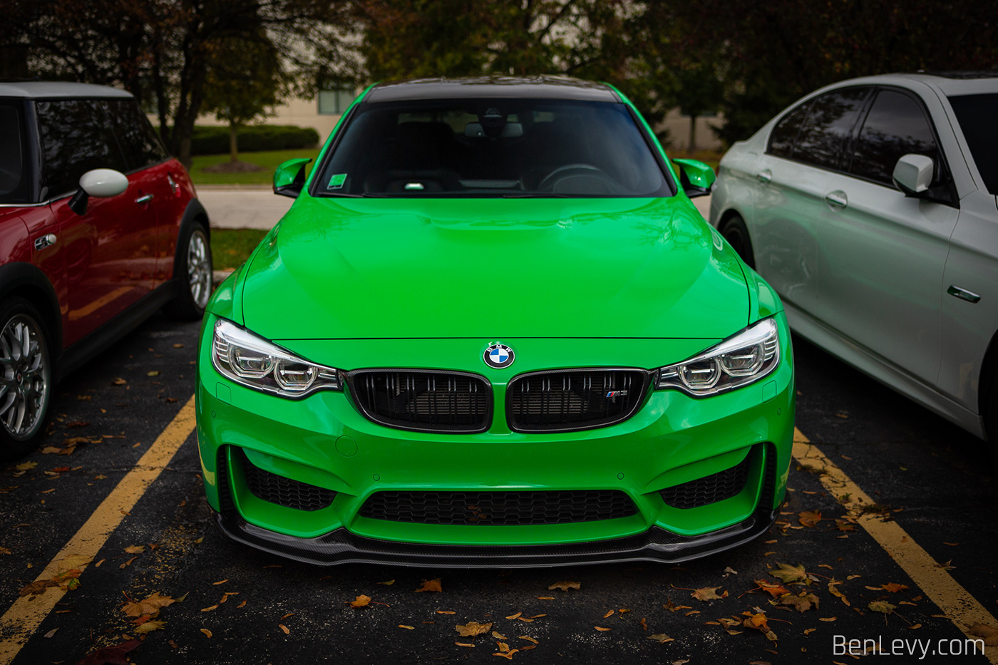 Front of Green F80 BMW M3