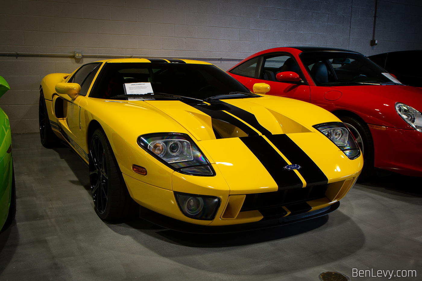 Yellow Ford GT at Executive Motor Carz