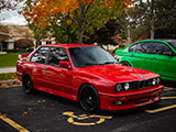 Red BMW M3 Coupe