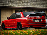 E30 BMW M3 in Red