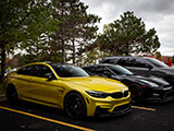 BMW M4 and Nissan GT-R