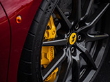 Carbon Fiber Wheel on Ferrari 488 Pista