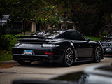 Black Porsche 911 Turbo S