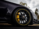 Yellow Accent on Porsche 911 GT3 RS Wheel